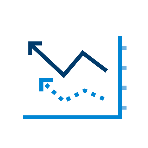 Color_Line Chart Rising